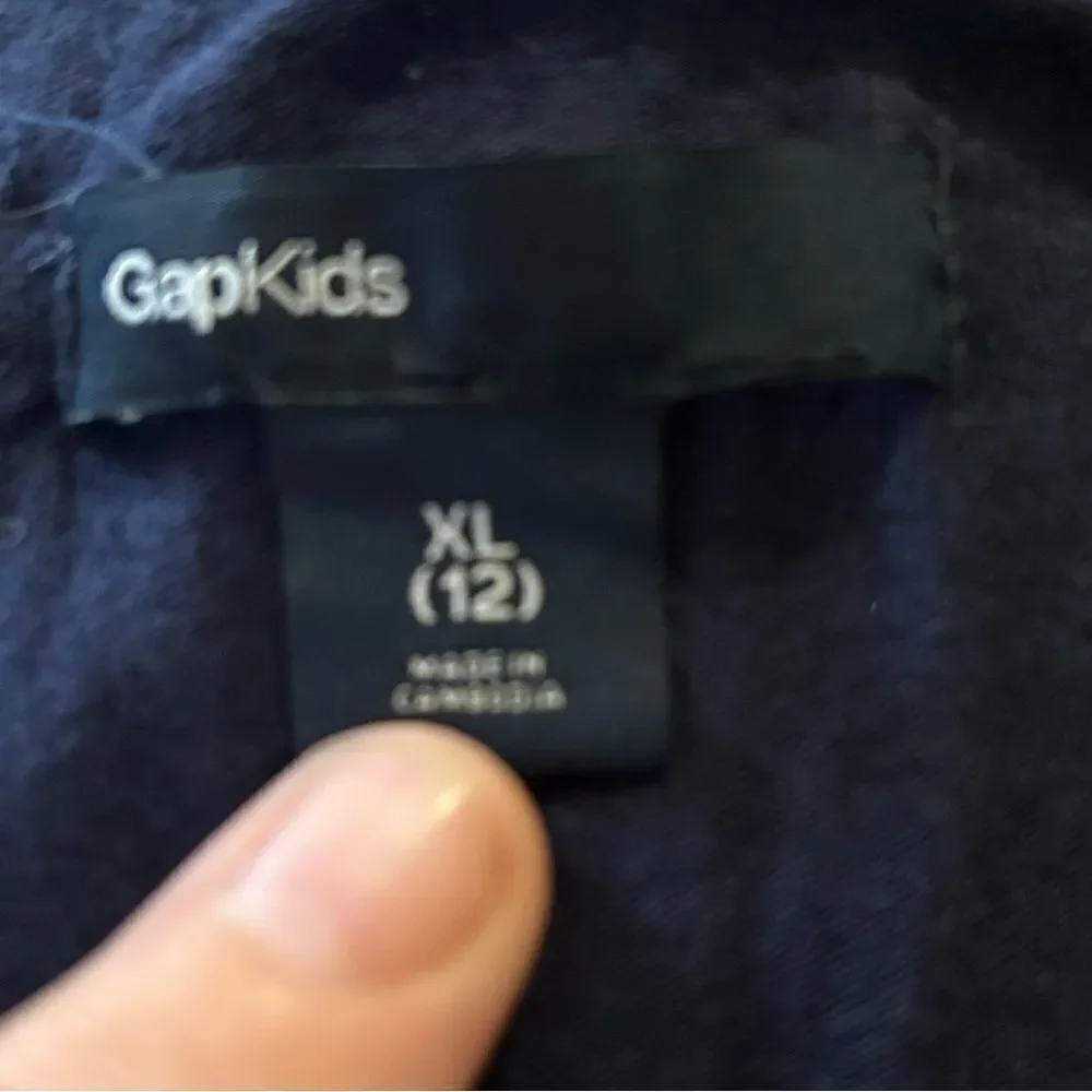 Blue GapKids sequined top size 12